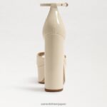 jp Sam Edelman 女性 コリプラットフォームヒール モダンなアイボリー 4NFV0P241 履物 - Image 5