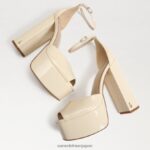 jp Sam Edelman 女性 コリプラットフォームヒール モダンなアイボリー 4NFV0P241 履物 - Image 7