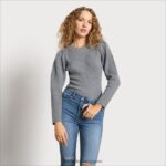 jp Sam Edelman 女性 コーエン パフ セーター ライトグレー 4NFV0P1281 衣服 - Image 3