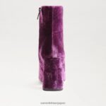 jp Sam Edelman 女性 コーディアンクルブーティ ディープオーキッドベルベット 4NFV0P448 履物 - Image 5