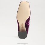 jp Sam Edelman 女性 コーディアンクルブーティ ディープオーキッドベルベット 4NFV0P448 履物 - Image 6