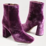 jp Sam Edelman 女性 コーディアンクルブーティ ディープオーキッドベルベット 4NFV0P448 履物 - Image 7