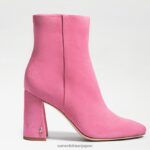 jp Sam Edelman 女性 コーディアンクルブーティ ピンクの紙吹雪スエード 4NFV0P450 履物 - Image 2