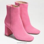jp Sam Edelman 女性 コーディアンクルブーティ ピンクの紙吹雪スエード 4NFV0P450 履物