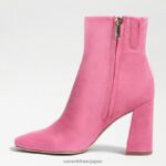 jp Sam Edelman 女性 コーディアンクルブーティ ピンクの紙吹雪スエード 4NFV0P450 履物 - Image 4