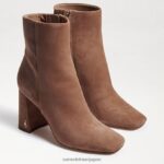jp Sam Edelman 女性 コーディアンクルブーティ プラリネスエード 4NFV0P452 履物