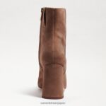 jp Sam Edelman 女性 コーディアンクルブーティ プラリネスエード 4NFV0P452 履物 - Image 5