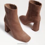 jp Sam Edelman 女性 コーディアンクルブーティ プラリネスエード 4NFV0P452 履物 - Image 7