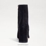 jp Sam Edelman 女性 コーディアンクルブーティ 黒いスエード 4NFV0P451 履物 - Image 5