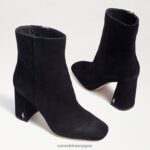 jp Sam Edelman 女性 コーディアンクルブーティ 黒いスエード 4NFV0P451 履物 - Image 7
