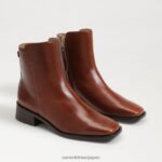 jp Sam Edelman 女性 サッチャーアンクルブーティ 焦げたブランデー 4NFV0P799 履物
