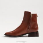 jp Sam Edelman 女性 サッチャーアンクルブーティ 焦げたブランデー 4NFV0P799 履物 - Image 4