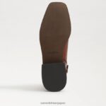 jp Sam Edelman 女性 サッチャーアンクルブーティ 焦げたブランデー 4NFV0P799 履物 - Image 6