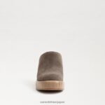 jp Sam Edelman 女性 シャイロヒールラバ デザートオリーブスエード 4NFV0P716 履物 - Image 3