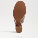 jp Sam Edelman 女性 シャイロヒールラバ デザートオリーブスエード 4NFV0P716 履物 - Image 6