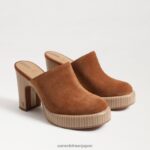 jp Sam Edelman 女性 シャイロヒールラバ フロンティアブラウン 4NFV0P717 履物