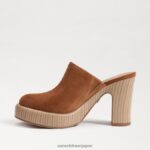 jp Sam Edelman 女性 シャイロヒールラバ フロンティアブラウン 4NFV0P717 履物 - Image 4