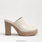 jp Sam Edelman 女性 シャイロヒールラバ モダンなアイボリー 4NFV0P715 履物 - Image 2