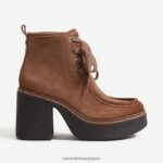 jp Sam Edelman 女性 ショー レースアップ ブーティ ウォルナットブラウン 4NFV0P842 履物 - Image 2
