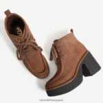 jp Sam Edelman 女性 ショー レースアップ ブーティ ウォルナットブラウン 4NFV0P842 履物 - Image 7