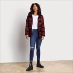 jp Sam Edelman 女性 ショートソフトダウンパファー レンガ 4NFV0P1129 衣服