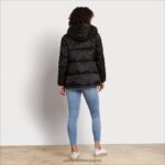 jp Sam Edelman 女性 ショートソフトダウンパファー 黒 4NFV0P1130 衣服 - Image 4