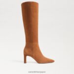 jp Sam Edelman 女性 シルビアニーハイブーツ フロンティアブラウン 4NFV0P748 履物 - Image 2