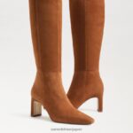 jp Sam Edelman 女性 シルビアニーハイブーツ フロンティアブラウン 4NFV0P748 履物 - Image 7