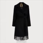 jp Sam Edelman 女性 シングルブレストウールコート 黒 4NFV0P1163 衣服 - Image 4