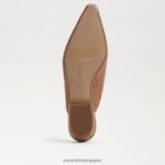 jp Sam Edelman 女性 ジェイデン ポインテッドトゥ フラット クオイオ 4NFV0P724 履物 - Image 6