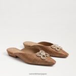 jp Sam Edelman 女性 ジェイデン ポインテッドトゥ フラット クオイオ 4NFV0P724 履物