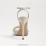 jp Sam Edelman 女性 ジェイド ペルラ アンクルストラップ ヒール モダンなアイボリー 4NFV0P615 履物 - Image 5