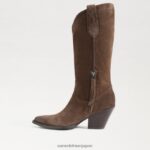 jp Sam Edelman 女性 ジェイミー ウエスタン ブーツ オリーブトープ 4NFV0P852 履物 - Image 4