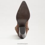 jp Sam Edelman 女性 ジェイミー ウエスタン ブーツ オリーブトープ 4NFV0P852 履物 - Image 6