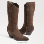 jp Sam Edelman 女性 ジェイミー ウエスタン ブーツ オリーブトープ 4NFV0P852 履物 - Image 7