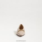 jp Sam Edelman 女性 ジェニカ ポインテッドトゥフラット チャイラテの特許 4NFV0P791 履物 - Image 3