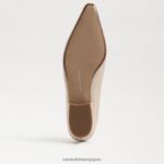 jp Sam Edelman 女性 ジェニカ ポインテッドトゥフラット チャイラテの特許 4NFV0P791 履物 - Image 6