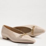 jp Sam Edelman 女性 ジェニカ ポインテッドトゥフラット チャイラテの特許 4NFV0P791 履物 - Image 7