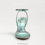 jp Sam Edelman 女性 ジェミーアンクルストラップヒール 海の緑 4NFV0P675 履物 - Image 3