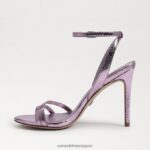 jp Sam Edelman 女性 ジェミーアンクルストラップヒール ライラッククォーツ 4NFV0P671 履物 - Image 4