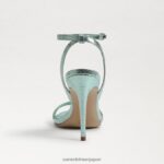 jp Sam Edelman 女性 ジェミーアンクルストラップヒール 海の緑 4NFV0P675 履物 - Image 5