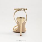 jp Sam Edelman 女性 ジェミーアンクルストラップヒール アンバーゴールド 4NFV0P676 履物 - Image 5