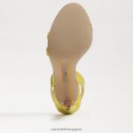 jp Sam Edelman 女性 ジェミーアンクルストラップヒール ミモザゴールドメタリック 4NFV0P670 履物 - Image 6