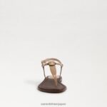 jp Sam Edelman 女性 ジジ シグネット トング サンダル アーモンド 4NFV0P562 履物 - Image 3