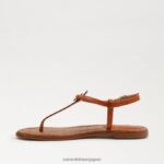 jp Sam Edelman 女性 ジジ シグネット トング サンダル サドル 4NFV0P559 履物 - Image 4