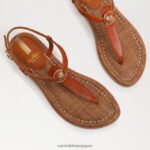 jp Sam Edelman 女性 ジジ シグネット トング サンダル サドル 4NFV0P559 履物 - Image 7