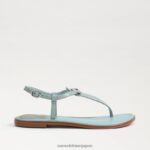 jp Sam Edelman 女性 ジジ シグネット トング サンダル タイドブルー 4NFV0P556 履物 - Image 2