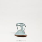 jp Sam Edelman 女性 ジジ シグネット トング サンダル タイドブルー 4NFV0P556 履物 - Image 3