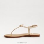 jp Sam Edelman 女性 ジジ シグネット トング サンダル モダンなアイボリー 4NFV0P558 履物 - Image 4