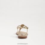 jp Sam Edelman 女性 ジジ シグネット トング サンダル 金 4NFV0P560 履物 - Image 5